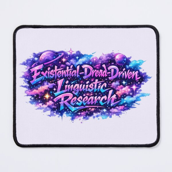 Item preview, Existential-Dread-Driven Linguistic Research – Cosmic Graffiti Linguistics Design designed and sold by Nerd Romance Café.