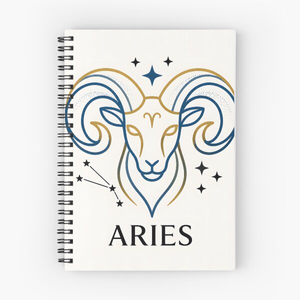 Item preview, Elegant Aries Zodiac Symbol Celestial Ram Astrology Art designed and sold by Clavivs.