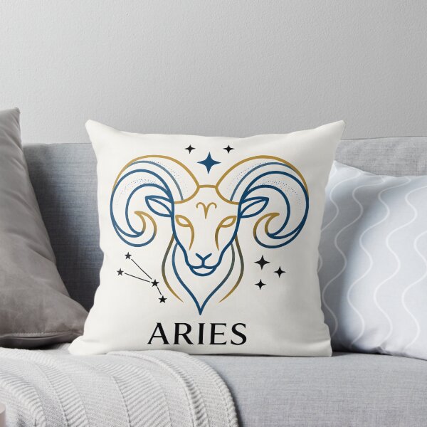 Item preview, Elegant Aries Zodiac Symbol Celestial Ram Astrology Art designed and sold by Clavivs.