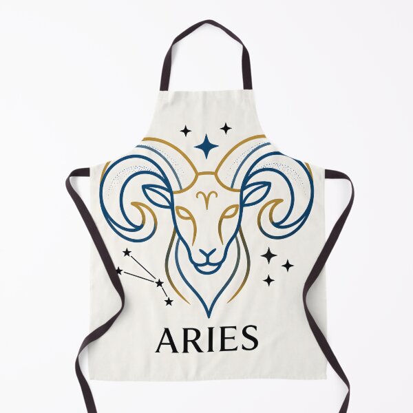 Item preview, Elegant Aries Zodiac Symbol Celestial Ram Astrology Art designed and sold by Clavivs.