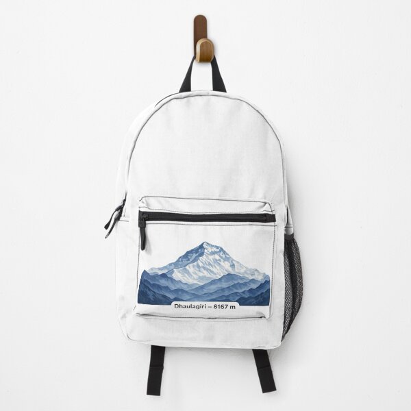Item preview, Dhaulagiri 8167 m Minimalist Mountain Sticker designed and sold by GabeMountainArt.