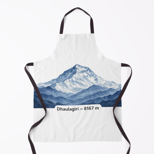 Item preview, Dhaulagiri 8167 m Minimalist Mountain Sticker designed and sold by GabeMountainArt.