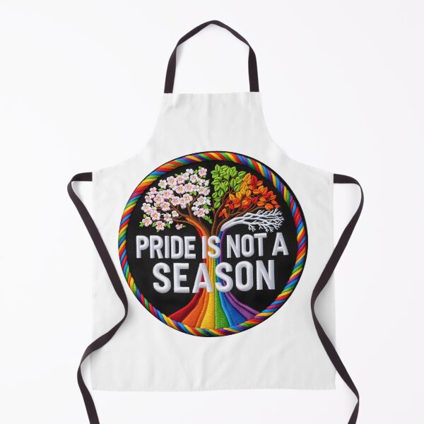 Item preview, El orgullo no es una temporada - Parche arcoíris LGBT designed and sold by Colorlessandco.