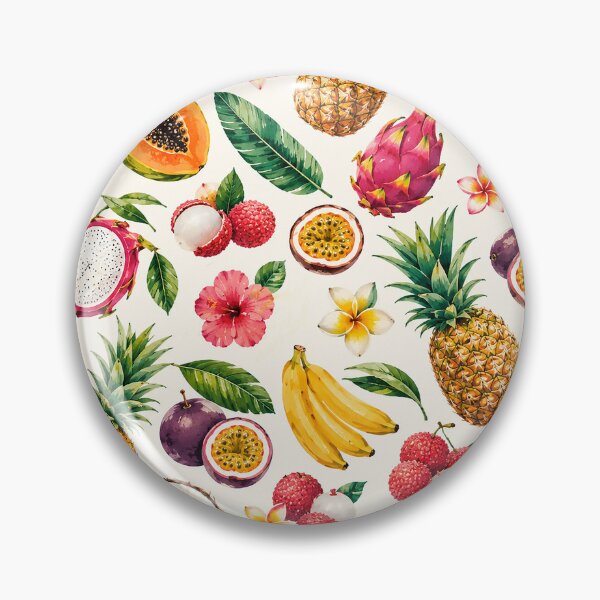 Item preview, Tropical Fruit Pattern | Island Botanical Design  designed and sold by Islabonita..