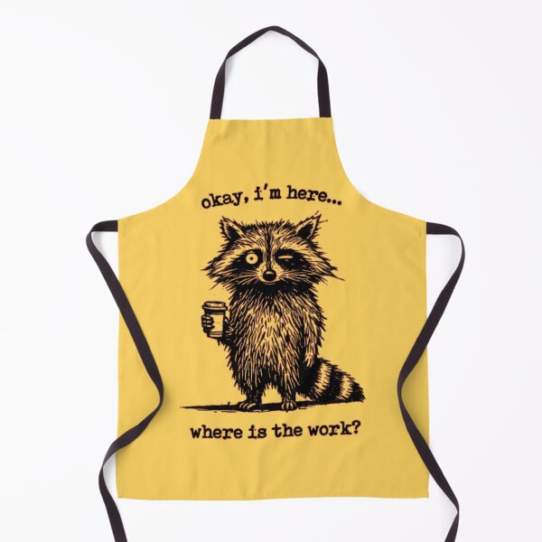 Item preview, Tired raccoon with coffee – Funny office humor designed and sold by Mavriboy.