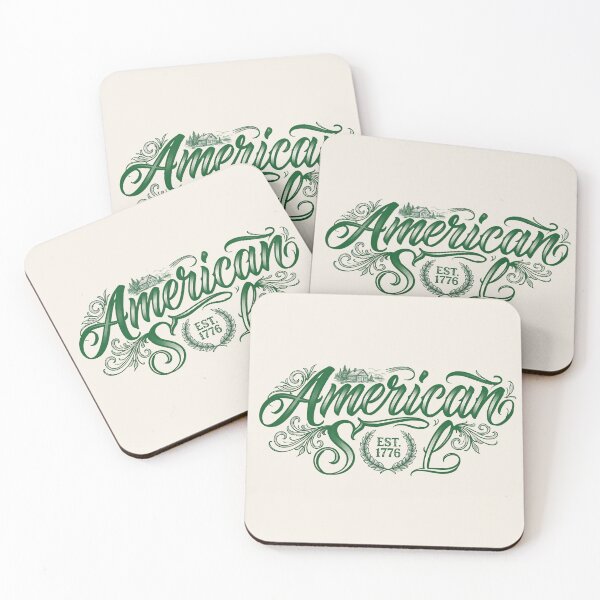 Item preview, American Soul Est 1776 Vintage Ornate Script Americana designed and sold by legacylivingshop.