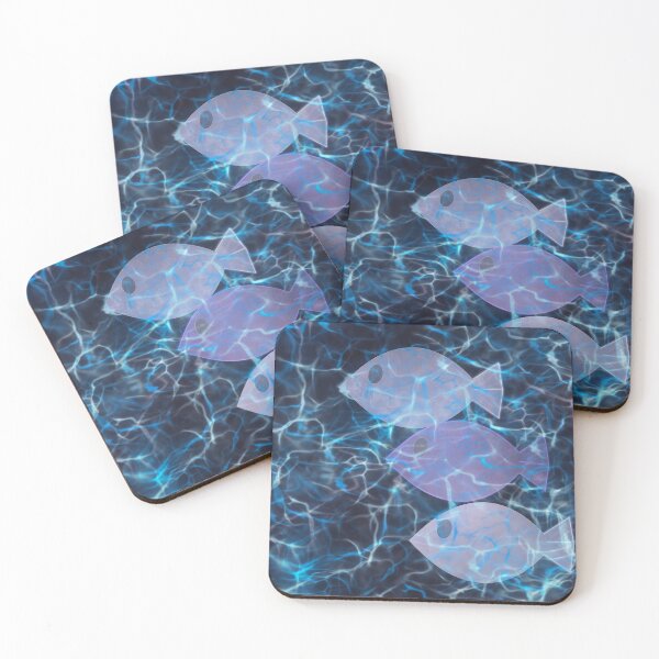 Item preview, Minimalist Ocean Fish Pattern designed and sold by SahmatArt.
