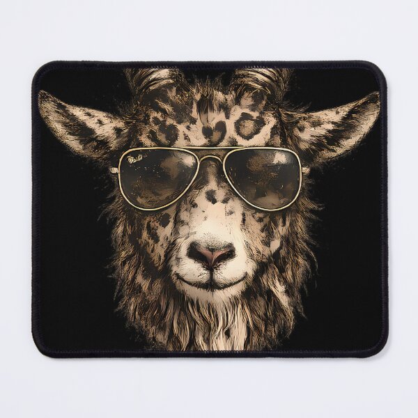 Item preview, GOAT Dad Est. Father's Day Funny Goat Aviators designed and sold by Red Vale Society.