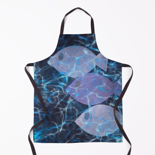 Item preview, Minimalist Ocean Fish Pattern designed and sold by SahmatArt.
