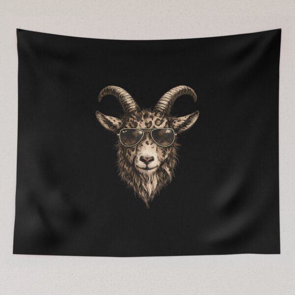 Item preview, GOAT Dad Est. Father's Day Funny Goat Aviators designed and sold by Red Vale Society.