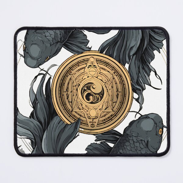 Item preview, Gothic Pisces Alchemy Fish designed and sold by IllumeInk.
