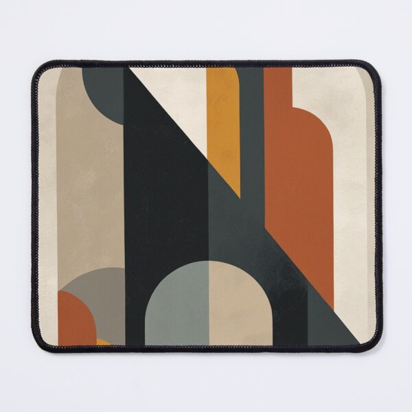Item preview, Abstract Geometric Bauhaus Style Modern Painting designed and sold by EnmarcArt.