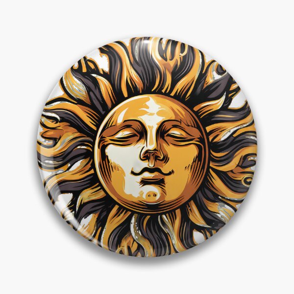 Item preview, Gothic Sun Alchemy Face designed and sold by IllumeInk.