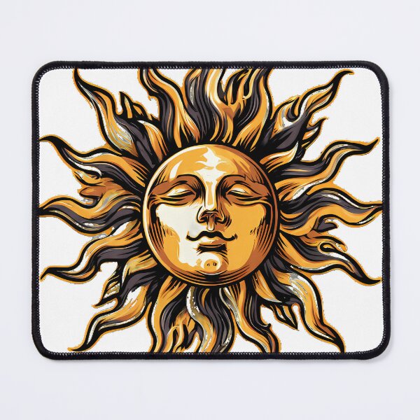 Item preview, Gothic Sun Alchemy Face designed and sold by IllumeInk.