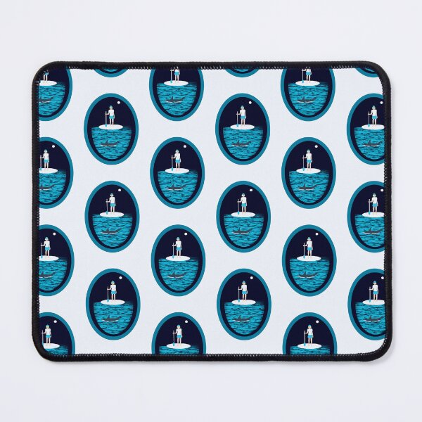 Item preview, Paddleboarding Over a Shark designed and sold by Elaine M Hayward .