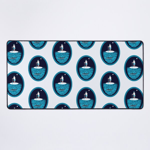 Item preview, Paddleboarding Over a Shark designed and sold by Elaine M Hayward .