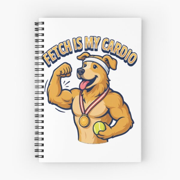 Item preview, Fetch Is My Cardio Funny Golden Retriever Fitness Dog designed and sold by ClaussShop.