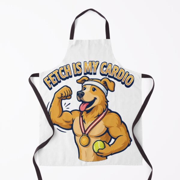 Item preview, Fetch Is My Cardio Funny Golden Retriever Fitness Dog designed and sold by ClaussShop.