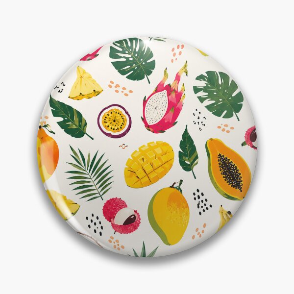 Item preview, Tropical Fruit Pattern | Island Summer Botanical Design designed and sold by Islabonita..