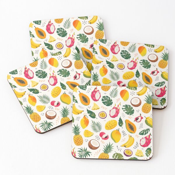 Item preview, Tropical Fruit Pattern | Island Summer Botanical Design designed and sold by Islabonita..