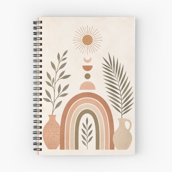Item preview, Minimalist Boho Rainbow Art Print for Modern Neutral Decor Lovers designed and sold by RickE.