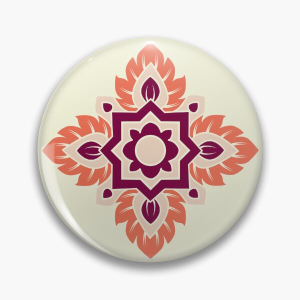 Item preview, Ornate Damask Floral Pattern | Coral Burgundy Boho Luxe Seamless designed and sold by Dino-Lune.