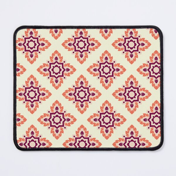 Item preview, Ornate Damask Floral Pattern | Coral Burgundy Boho Luxe Seamless designed and sold by Dino-Lune.