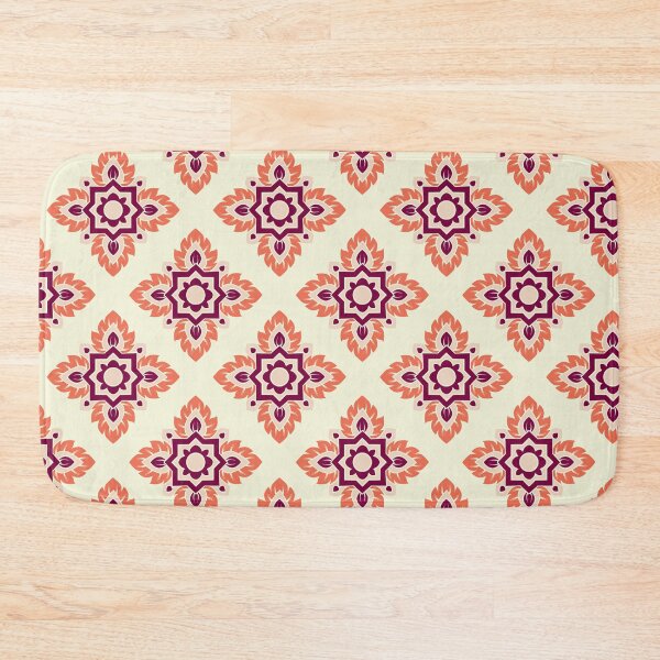 Item preview, Ornate Damask Floral Pattern | Coral Burgundy Boho Luxe Seamless designed and sold by Dino-Lune.