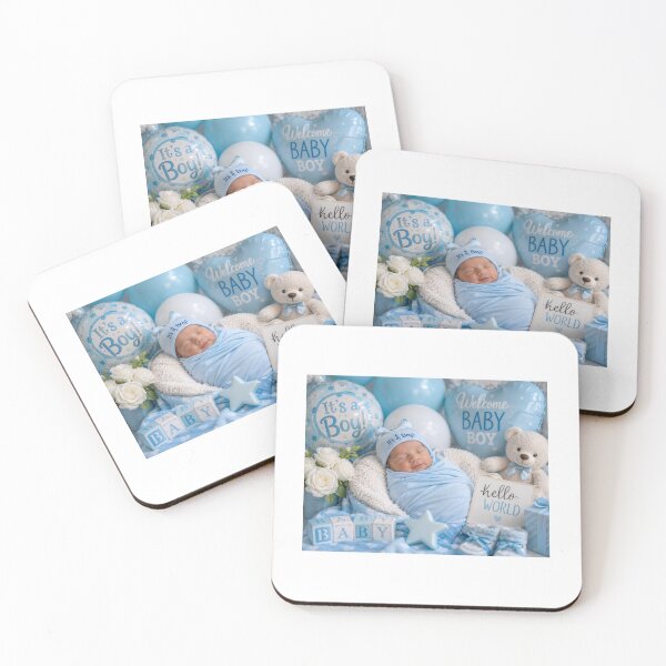 Item preview, blue themed baby boy  designed and sold by S&S.