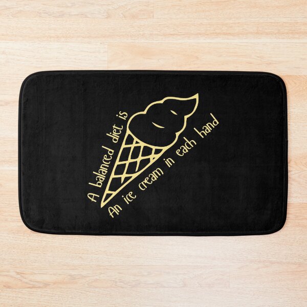 Item preview, Ice Cream Diet - yellow type designed and sold by ABitOnTheSide.