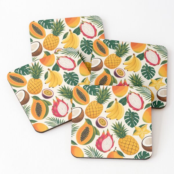 Item preview, Tropical Fruit Pattern | Island Summer Botanical Design designed and sold by Islabonita..