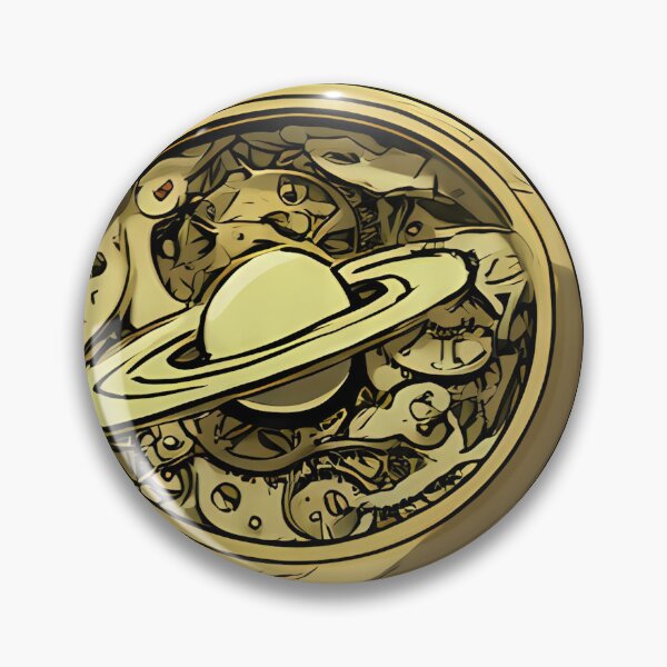 Item preview, Gothic Saturn Pocketwatch designed and sold by IllumeInk.