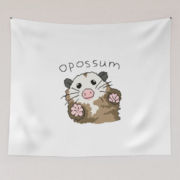 Item preview, Cute Opossum Pixel Art designed and sold by Pixel Animal.