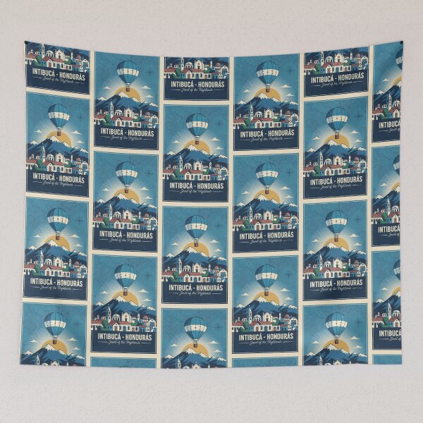 Item preview, Intibuca Honduras 1950s Vintage Travel Tourism designed and sold by TravelersGems.