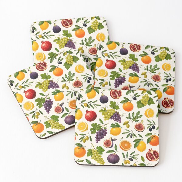 Item preview, Mediterranean Fruit Pattern | Citrus Summer Surface Design designed and sold by Islabonita..