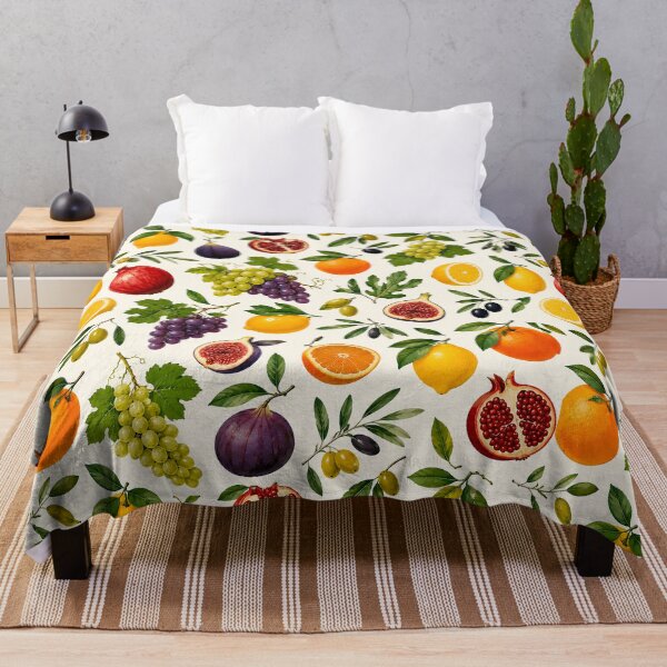 Item preview, Mediterranean Fruit Pattern | Citrus Summer Surface Design designed and sold by Islabonita..