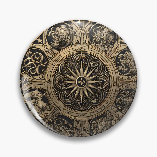 Item preview, Gothic Astrolabe Planisphere designed and sold by IllumeInk.