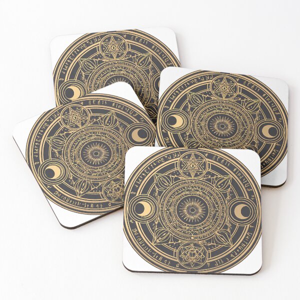 Item preview, Gothic Alchemical Magic Circle designed and sold by IllumeInk.