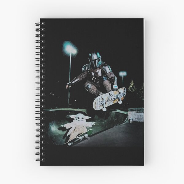 Item preview, Funny Skateboarding  Mando Lightsaber Master Baby Meme designed and sold by VincentGoodLove.