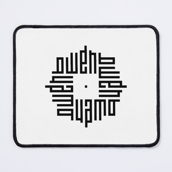 Item preview, OWEN | Black | Modern Geometric Kufi Calligraphy | From Name to Art designed and sold by FOR YOUR NAME.