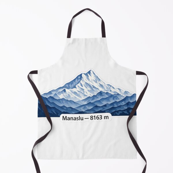 Item preview, Manaslu 8163 m – Minimalist Himalayan Mountain Sticker designed and sold by GabeMountainArt.