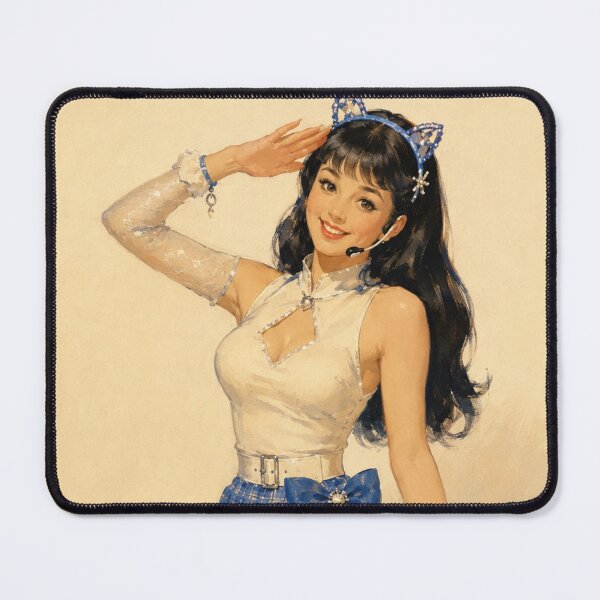Item preview, Retro Idol Pinup – Vintage Kawaii Performer Glamour Art designed and sold by Cosplayvintage.
