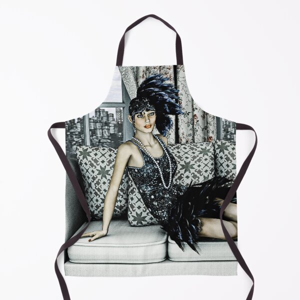Item preview, Roaring 20s Flapper Fashion Art Illustration designed and sold by Vac1.