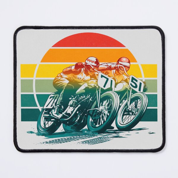 Item preview, 1950s Indian Scout Motorcycle Flat Track Racing Sunset Style designed and sold by EdGraphy.