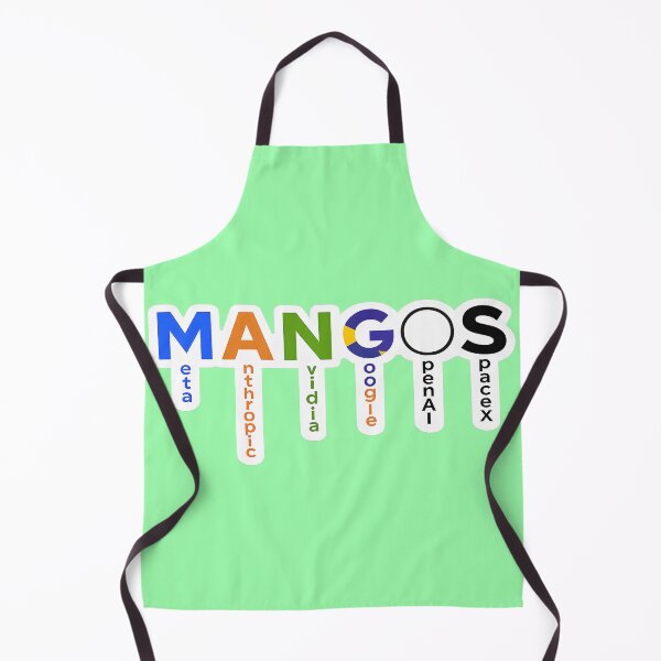 Item preview, MANGOS Tech Stocks Sticker | Meta Anthropic Nvidia Google OpenAI SpaceX | AI Investing Meme designed and sold by RockyLambda.