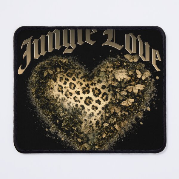 Item preview, Jungle Love Leopard Print Heart Vintage Grunge designed and sold by Red Vale Society.
