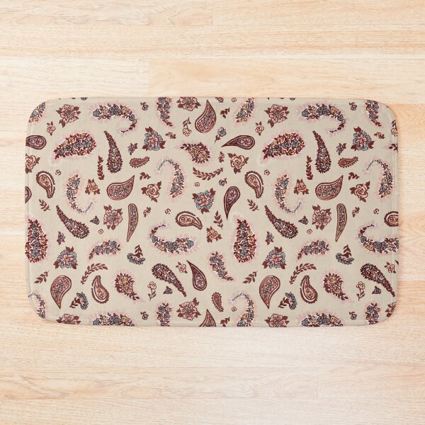 Item preview, Terracotta Whisper Paisley - Beige designed and sold by Tess Arden.