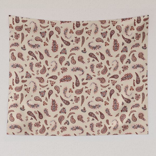 Item preview, Terracotta Whisper Paisley - Beige designed and sold by Tess Arden.