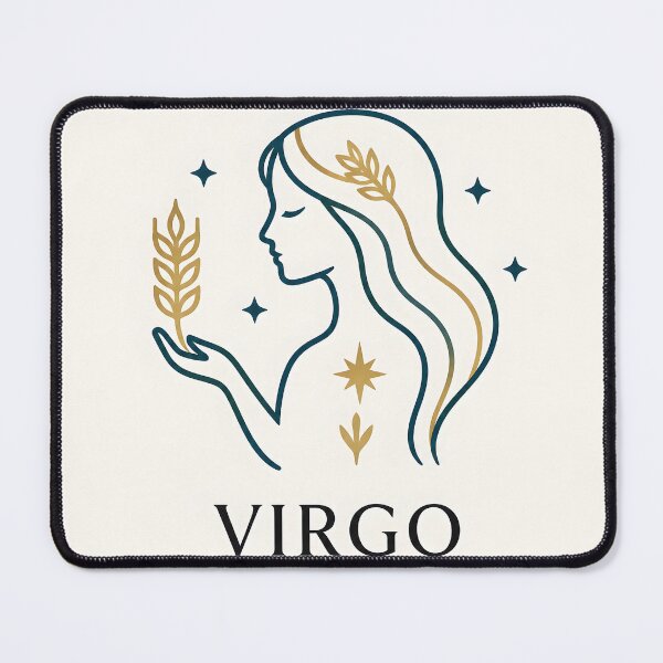 Item preview, Virgo Zodiac Goddess - Elegant Celestial Maiden Art designed and sold by Clavivs.