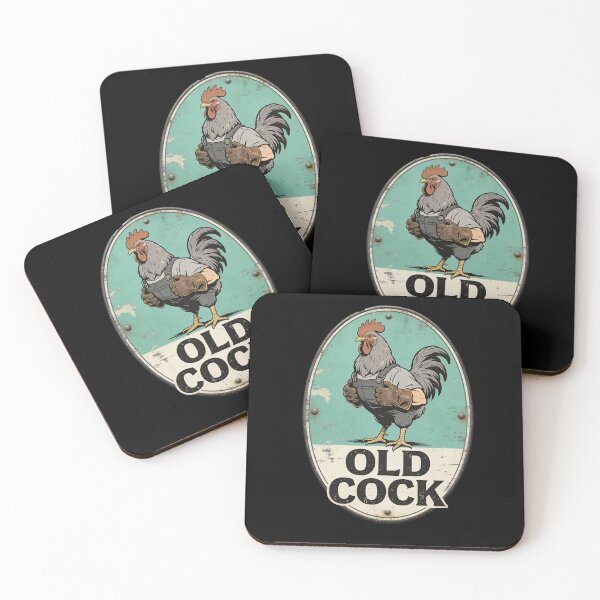 Item preview, Blue Old Cock Tee designed and sold by dudeoir.